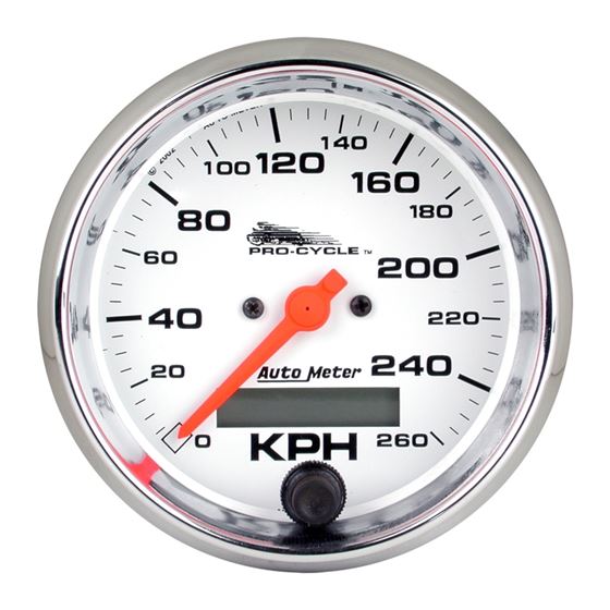 AutoMeter Pro-Cycle Gauge Speedo 3 3/4in 160 Mph E