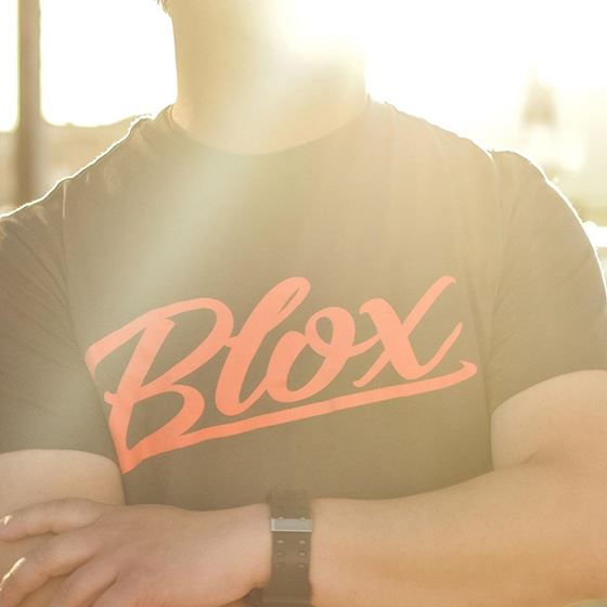 Blox Racing Blox Script Tee, Size Large(BXAP-00208