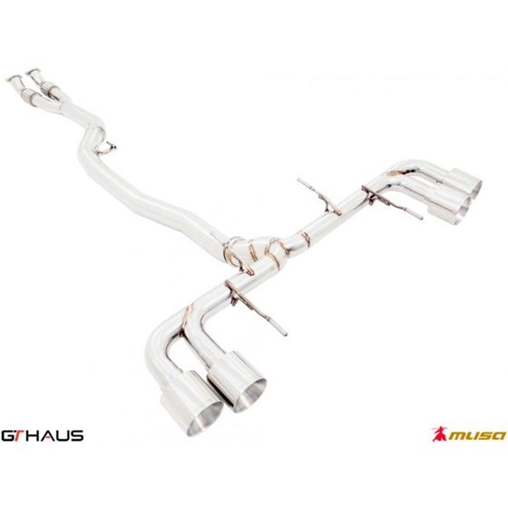 GTHAUS GT2 Racing Exhaust (Dual Side)- Stainless-