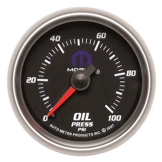 AutoMeter Mopar 2-1/16in Mechanical 100PSI Oil Pre