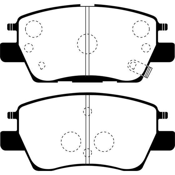 EBC Greenstuff 2000 Series Sport Brake Pads (DP-3