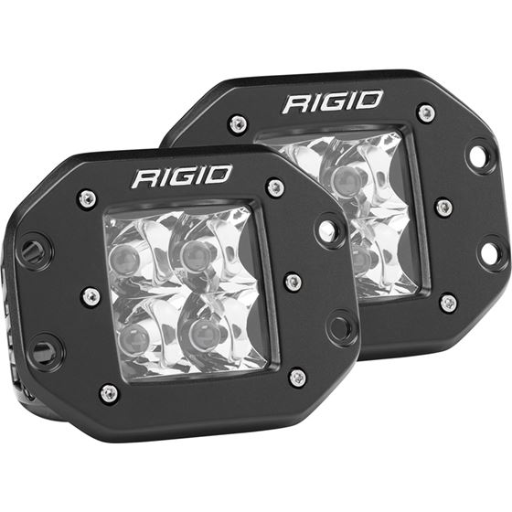 Rigid Industries Dually - Flush Mount - Spot - Set