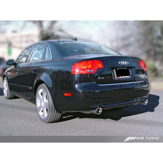 AWE Touring Edition Dual Tip Exhaust for Audi B7 A