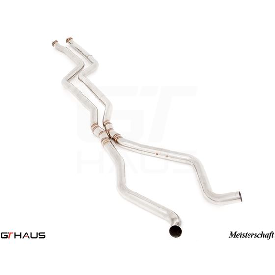 GTHAUS Section 1+2 Pipes for 335i/xi- Stainless- B