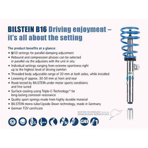 Bilstein B16 (iRC) - Suspension Kit(49-294651)