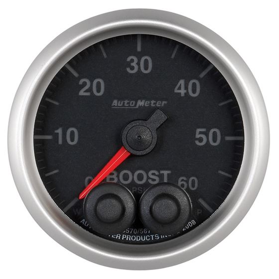 AutoMeter Elite 52mm 0-60 PSI Boost Peak and Warn