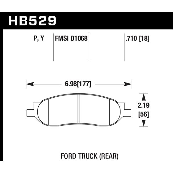 Hawk Performance Super Duty Brake Pads (HB529P.710