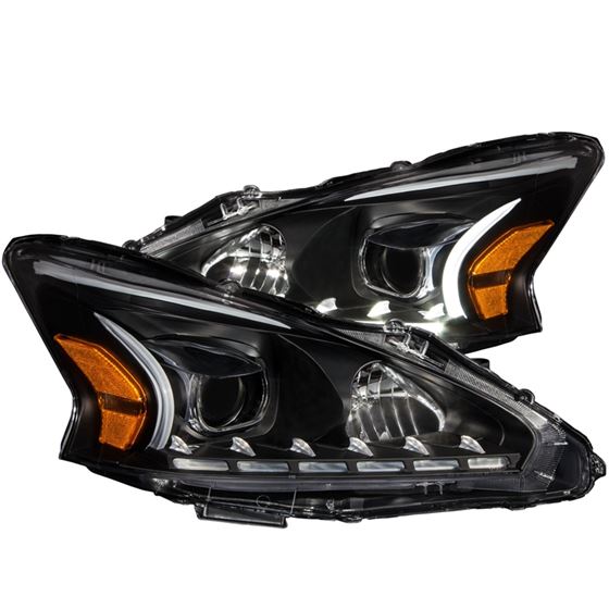 ANZO 2013-2014 Nissan Altima Projector Headlights