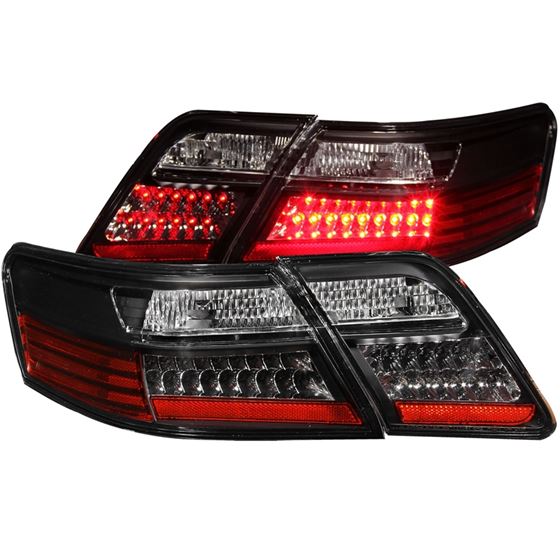 ANZO 2007-2009 Toyota Camry LED Taillights Black (