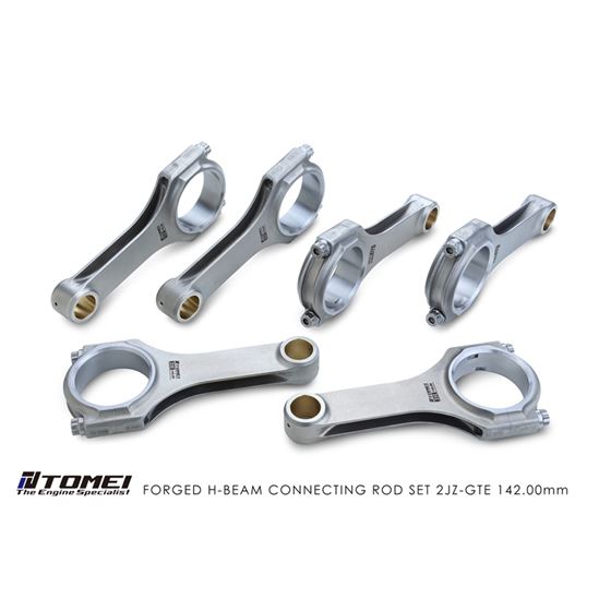 FORGED H BEAM CONNECTING ROD SET RB26DETT RB25DET 121 50mm TA203A NS05A 1