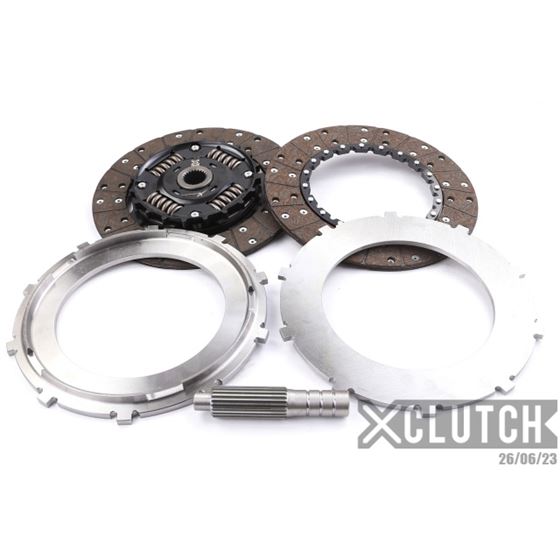 XClutch 9.00 in. Twin Sprung Organic Clutch Discs