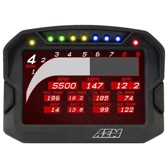 AEM Electronics CD-5LG Carbon Logging Display w-3