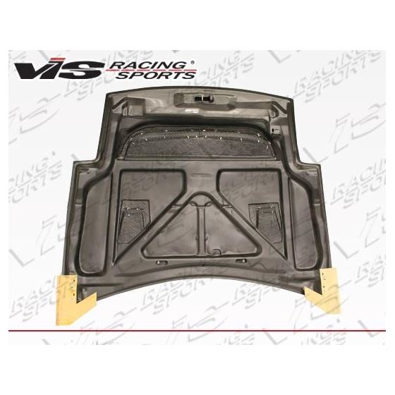 VIS Racing JS Style Black Carbon Fiber Hood-3