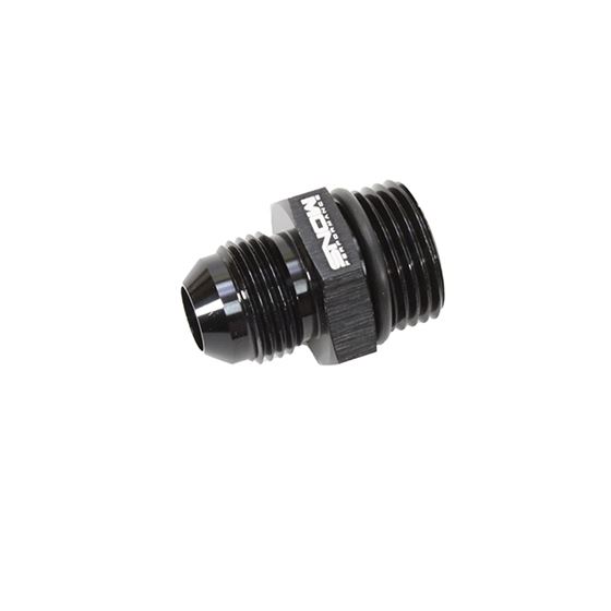 Snow -10 ORB to -8AN Straight Fitting (Black) (SNF