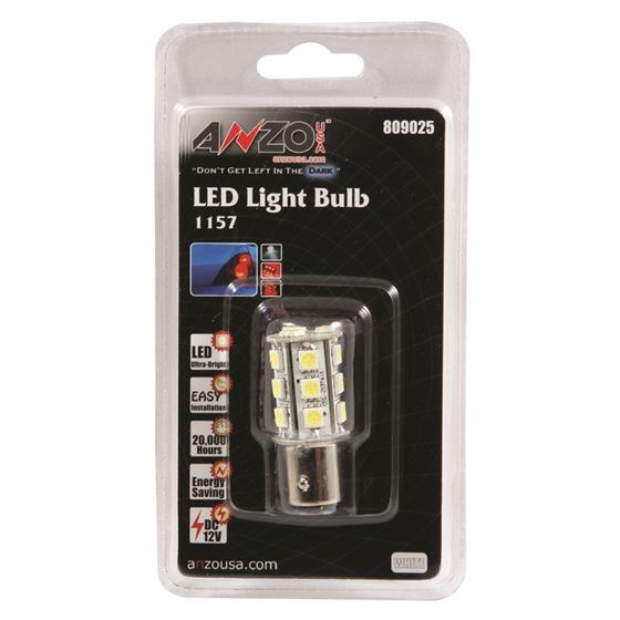 ANZO LED Bulbs Universal LED 1157 White - 18 LEDs