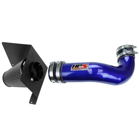 HPS Performance 827 622BL Cold Air Intake Kit with