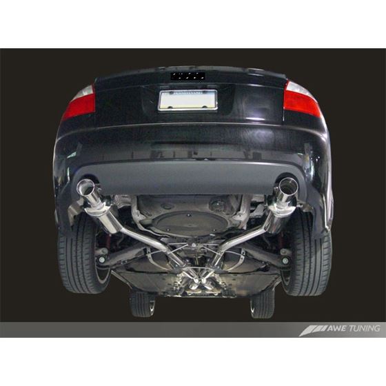 AWE Touring Edition Exhaust for B6 A4 3.0L - Chrom