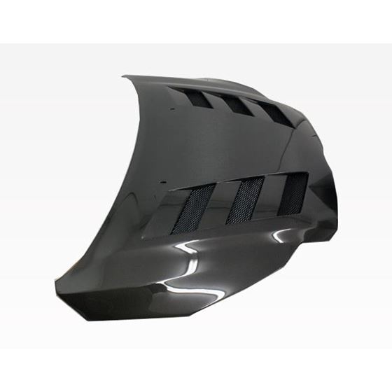VIS Racing AMS Style Black Carbon Fiber Hood-3