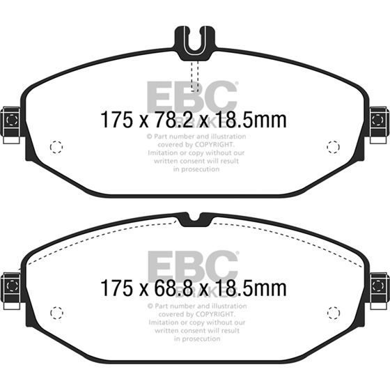 EBC Greenstuff 2000 Series Sport Brake Pads (DP-3