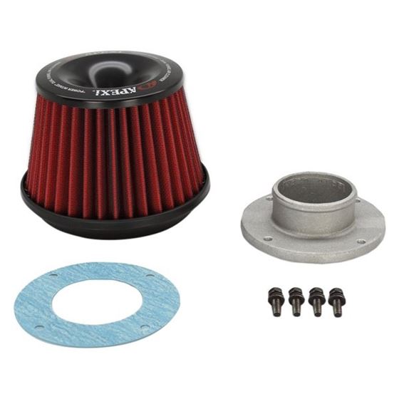 APEXi® 500-A028 - Power Round Straight Red Ai