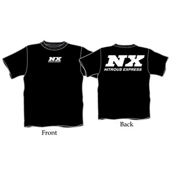 Nitrous Express Youth Black T-Shirt w/ White NX (S