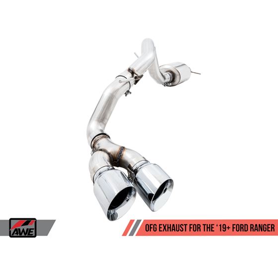 AWE 0FG Exhaust with BashGuard for Ford Ranger-3
