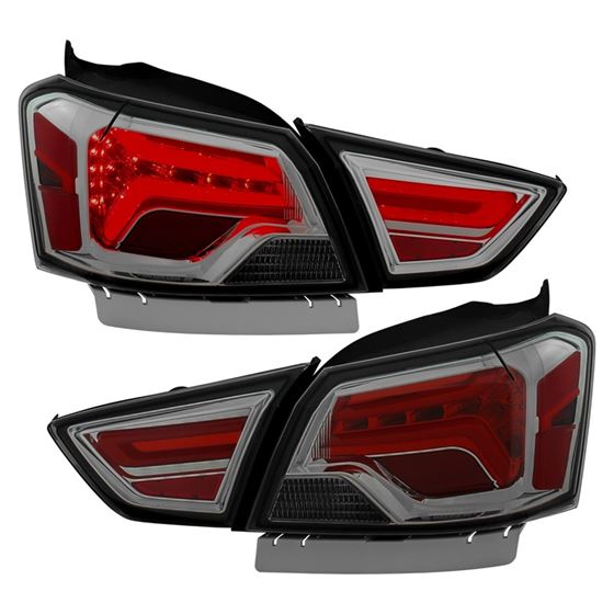 Anzo LED Taillights Smoke Lens; Pair (321345)