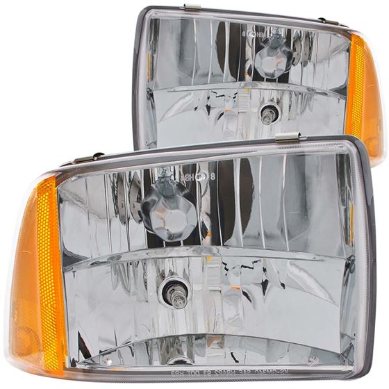 ANZO 1995-1997 Chevrolet Blazer Crystal Headlights