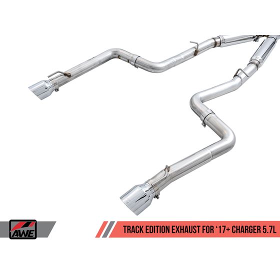 AWE Track Edition Exhaust for 17+ Charger 5.7 -3