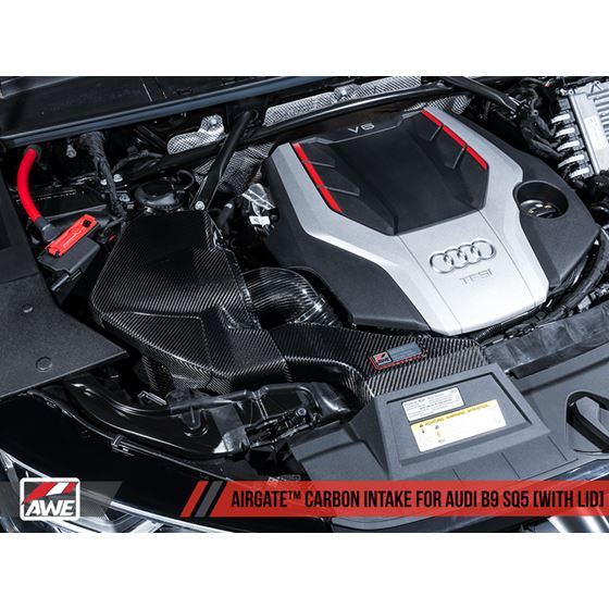 AWE AirGate Carbon Fiber Intake for Audi B9 SQ5-3