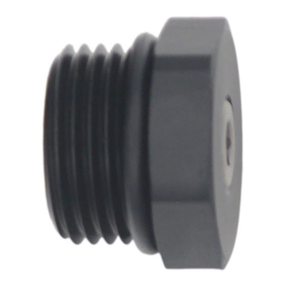DeatschWerks 10AN ORB Male Plug Fitting with 1/8in