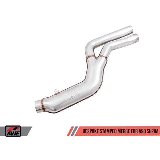 AWE Resonated Track Edition Exhaust for A90 Supra