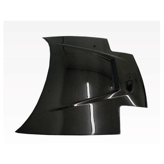 VIS Racing Invader Style Black Carbon Fiber Hood