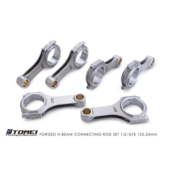 FORGED H BEAM CONNECTING ROD SET 1JZ GTE 125 25mm TA203A TY04A 1