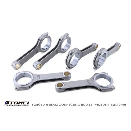 FORGED H BEAM CONNECTING ROD SET VR38DETT 165 10mm TA203A NS01A 1