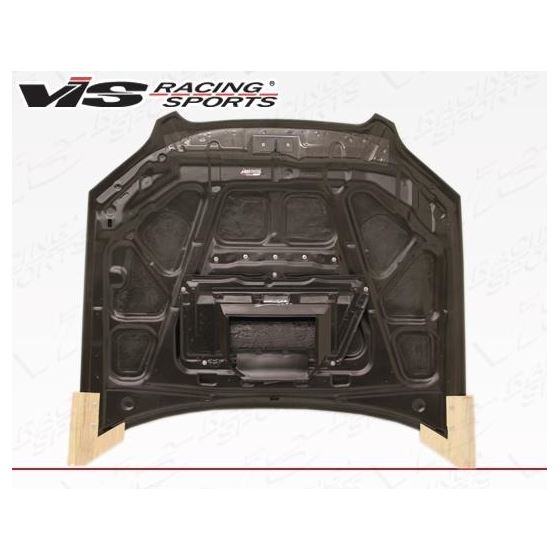 VIS Racing STI Style Black Carbon Fiber Hood-3