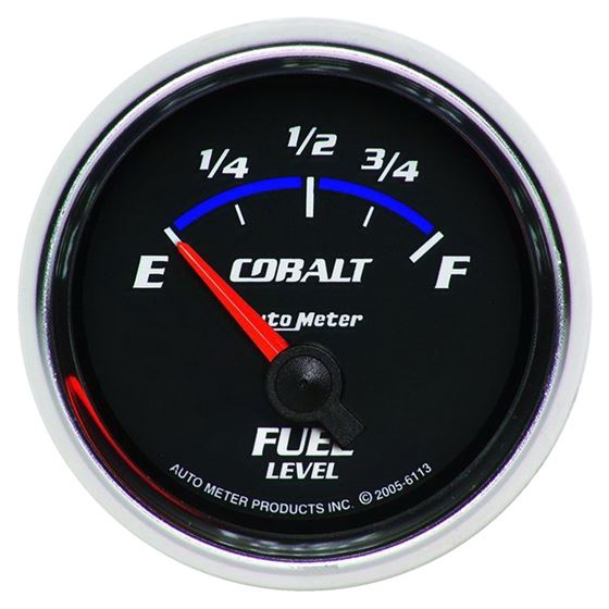 AutoMeter Cobalt 52mm 0 E/90 F SSE Fuel Level Gaug