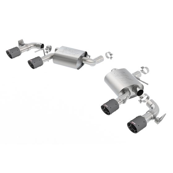 Borla Axle-Back Exhaust System - ATAK (11925CF)