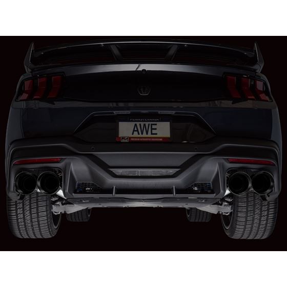 AWE Track Edition Catback Exhaust w/ Quad Diamo-3