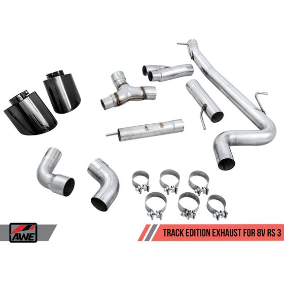 AWE Track Edition Exhaust for Audi 8V RS 3 - Di-3