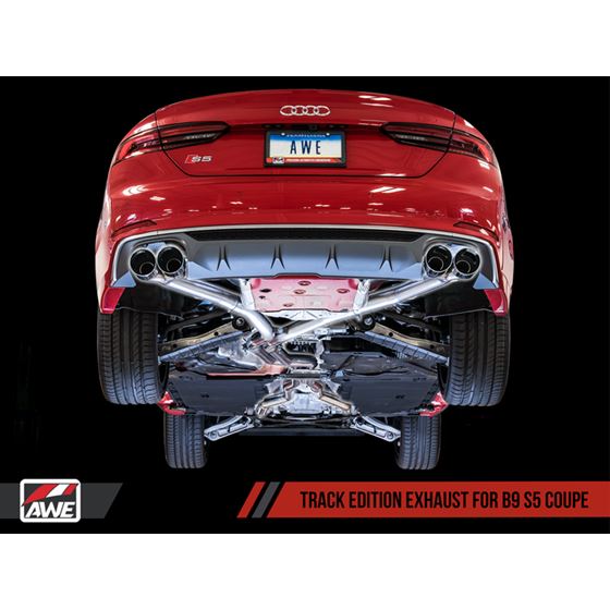 AWE Track Edition Exhaust for Audi B9 S5 Coupe-3