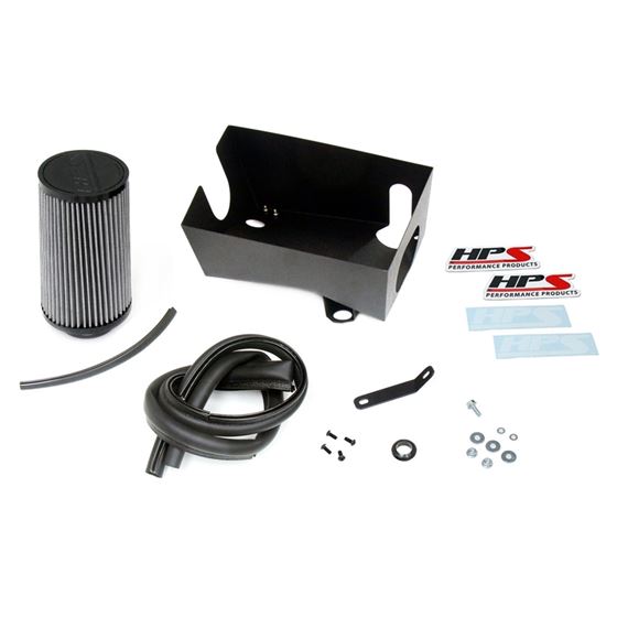 HPS Performance Shortram Air Intake Kit with Hea-3