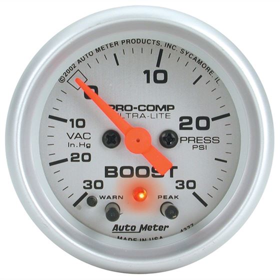 AutoMeter Ultra-Lite 52mm 30 PSI Electronic Boost