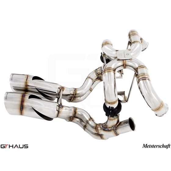 GTHAUS Super GT Racing Exhaust- Stainless- LA02214