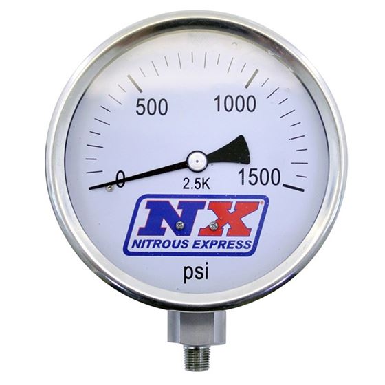 Nitrous Express Nitrous Pressure Gauge 4in-High Ac