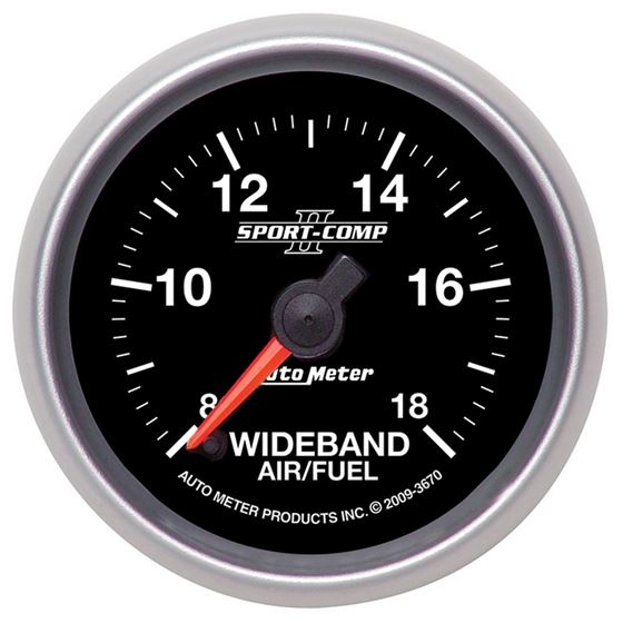 AutoMeter Sport-Comp II 52mm 8:1-18:1 AFR Wideband