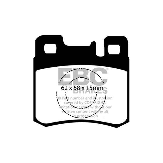 EBC Greenstuff 2000 Series Sport Brake Pads (DP-3