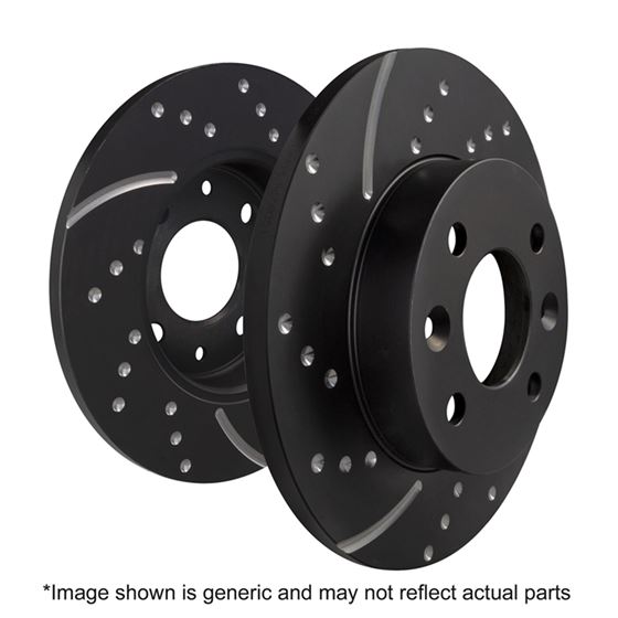 EBC 3GD Series Sport Slotted Rotors (GD909)Rear; For FMSI Pad No. D228;  Solid; 5 Bolt Holes; 245mm Dia.; 48mm Height; 10mm Thick; 68mm Center Hole 