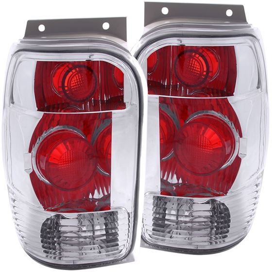 ANZO 1998-2001 Ford Explorer Taillights Chrome (21