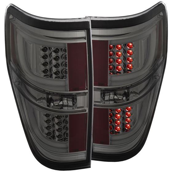 ANZO 2009-2013 Ford F-150 LED Taillights Smoke (31